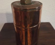 Antique Copper Hot Water Bottle Brass Screw Cap