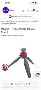 camera mini tripod - Manfrotto
