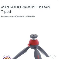 camera mini tripod - Manfrotto