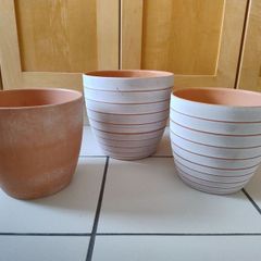 Set of 3 plant pots