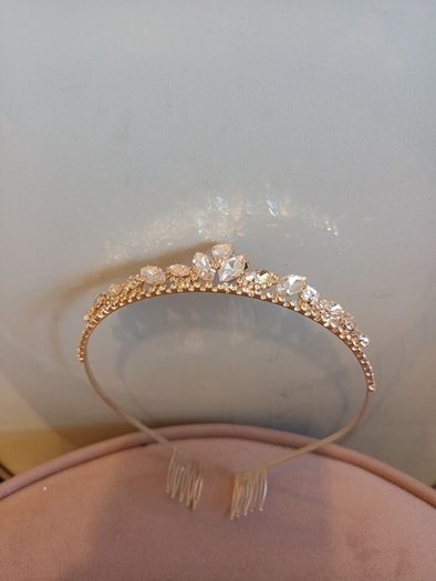 Beautiful rose gold bridal tiara