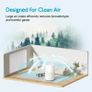 Smart Air Purifiers for Bedroom with H13 HEPA,Air Purifier for Home with USB Power,Quiet HEPA Filter Cleaner for Better Sleep,Air Frenshener,Allergies,Dust,Pet Dander,Odour,Smoke,Office,Desktop Image 4