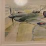 Vintage Original Watercolour Painting of Spitfire Image 2