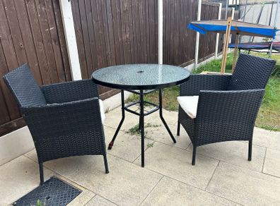 Garden table and chairs