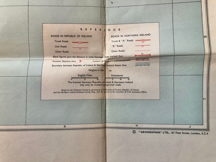 2 x Vintage Maps of Ireland