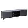 Alphason Chaplin ADCH1600 Charcoal / Black TV Cabinet Image 2