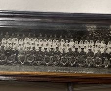 Old War Panoramic Group Photograph  Special Military Surgical Hospital