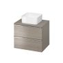 Cersanit Virgo Vanity Unit Dark Oak 60cm + Basin Image 4