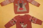 Santa Boy Jumpers x2