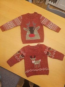 Santa Boy Jumpers x2