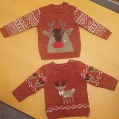 Santa Boy Jumpers x2