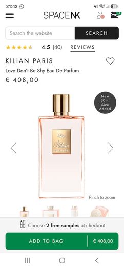 Kilian love don't be shy 100ml edp