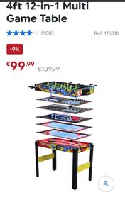12 in 1 games table