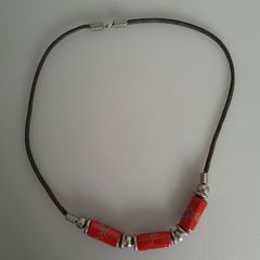 Corded Beaded Necklace