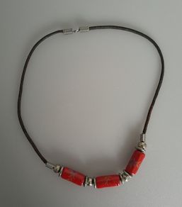 Corded Beaded Necklace