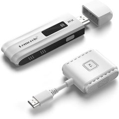 Lemorele HDMI Wireless Transmitter and Receiver P200, 50 m HDMI Wireless Transmission FHD Wireless Extender for Streaming File Video from Laptop, PC to HDTV/Projector