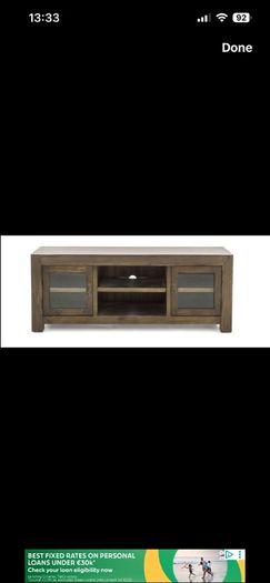 Montpelier walnut TV cabinet