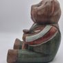 Two woodenc teddy bears Image 5