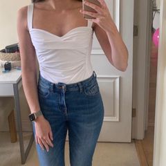 BNWT White Zara Dressy Bodysuit