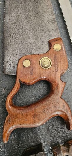 Wooden tool case with tools