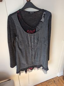Sophie B Dressy Tunic Top Size 12-14
