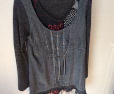 Sophie B Dressy Tunic Top Size 12-14