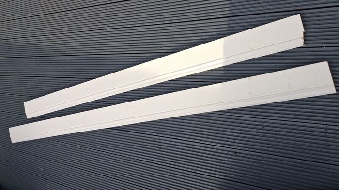 x2 Bundle - Prepainted Skirting Board - Length - 217cm x 12cm & 183cm x 12cm - RRP - 22.95 Each