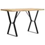Dining Table 120x60x76 cm Solid Mango Wood Image 3