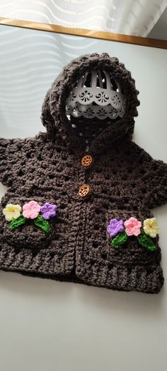 handmade baby sleeveless hoodie
