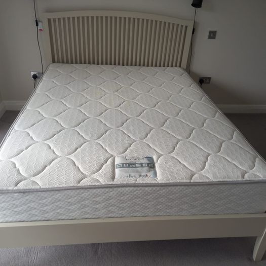 King size bed with mattress
