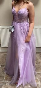 Lilac debs dress