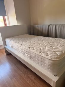 IKEA single bed frame and mattress