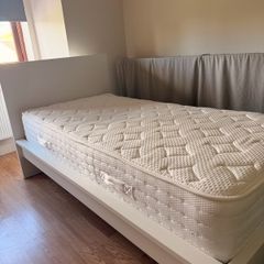 IKEA single bed frame and mattress