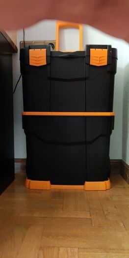 BRAND NEW Ultra-tough Plastic Tool Box and Cart with Organizers and Tray in Various Sizes