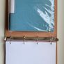 Turquoise A4 4-Ring Binder - Premium Fabric Cover - Brand New Image 3
