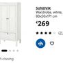 IKEA Sundvik Wardrobe (6 months Old - Perfect Condition) Image 3