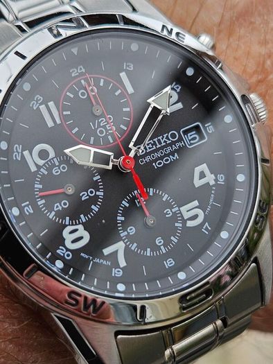 Watch Seiko Military Chronograph. Quartz