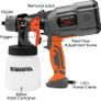 Paint Sprayer, 650W DIY Electric Spray Gun with 3 Spray Patterns, 1 x 800ml Paint Cups, HVLP Hand Held Spray Gun System, Fence Sprayer, Adjustable Valve, Painting, Varnishing, Lacquering (FREE POSTAGE) Image 5