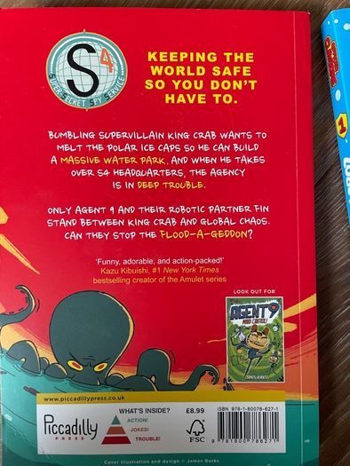 Comics Agent 9 and Officer Clawsome kids books Action brand new