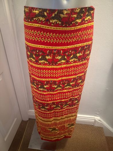 Summer wrap maxi skirt size UK12 EU40 Perfect condition Postage included