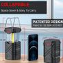 Solar Camping Lights, 2 Pack Portable LED Rechargeable Torch, Super Bright Collapsible Waterproof Camping Lantern for Outdoor Hiking Fishing Emergency (FREE POSTAGE) Image 5