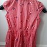 Red summer dress girls size 9-10 years Image 3
