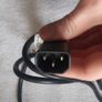 IEC C14 Male - IEC C13 Female Power Extension/Jumper/Splitter Y Kettle Cable Lead UPS 2m Image 2
