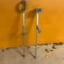 Pair of Adjustable Aluminium Forearm Crutches Walking Aids Image 2