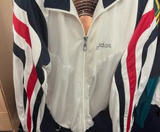 vintage adidas 90s full zip top festival