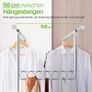 Heavy Duty Double Clothes Rack 272 kg Capacity Alloy Steel Image 5