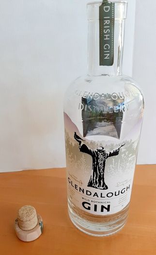 Empty gin bottle (Glendalough)