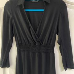 Black Midi Dress (Size 8)