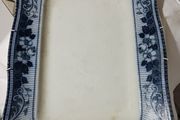 Large rectangular antique platter / Ca. 1893