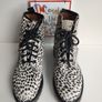 Dr Martens 1460 8 hole panther leopard hair on boots UK5 EU38 US7 Image 2